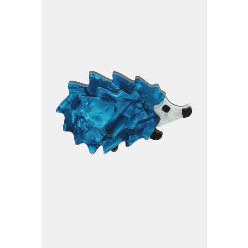 Voodoo Vixen - Hedgehog Broche - Blue